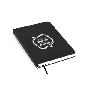 Notebook - Buku Diary Notes Catatan Vision for Future - Dare to Dream, Hitam