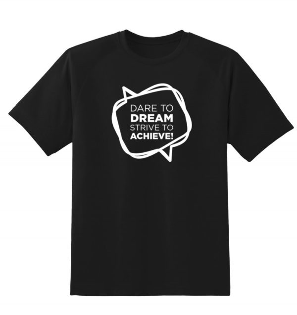 T-Shirt Kaos Unisex Strive to Achieve - White, S