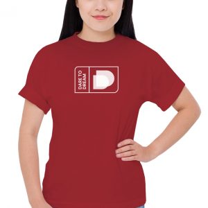 T-Shirt Kaos Unisex V4F - Dare to Dream - Hitam, S