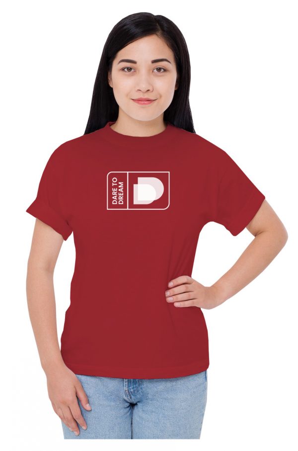 T-Shirt Kaos Unisex V4F - Dare to Dream - Hitam, S