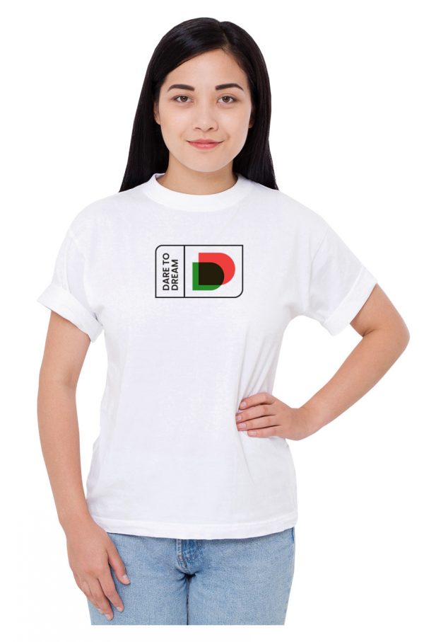 T-Shirt Kaos Unisex V4F - Dare to Dream - Hitam, S