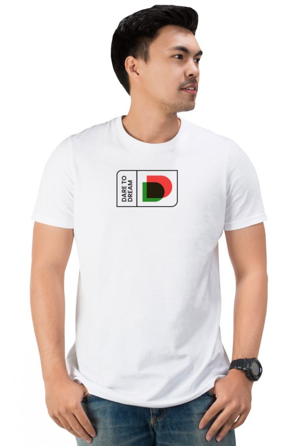 T-Shirt Kaos Unisex V4F - Dare to Dream - Hitam, S