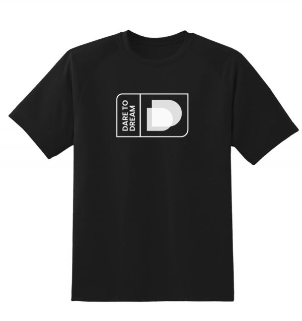 T-Shirt Kaos Unisex V4F - Dare to Dream - Hitam, S